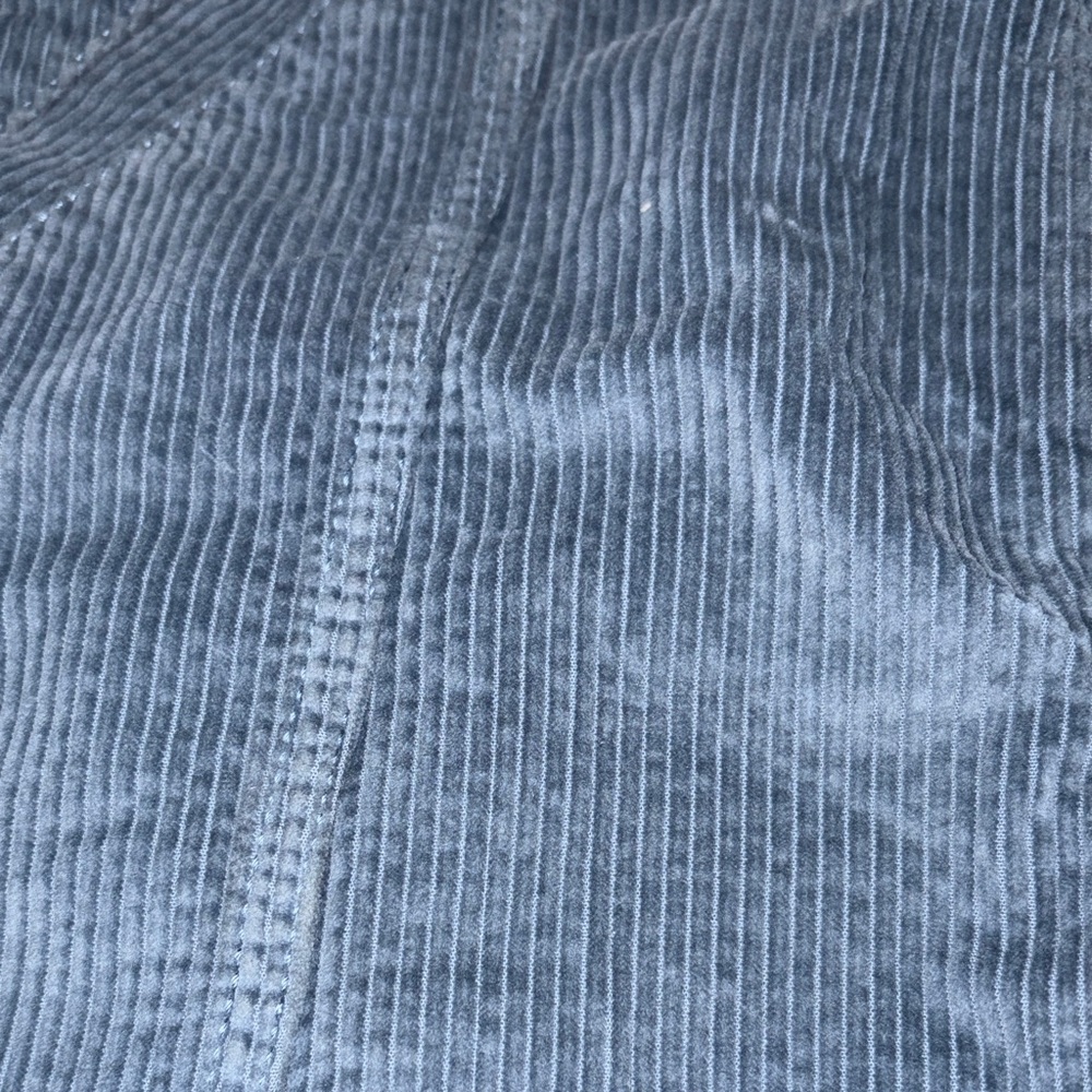 American Eagle Outfitters Blue A-line Corduroy Zip-Up Mini Skirt - Picture 6 of 6
